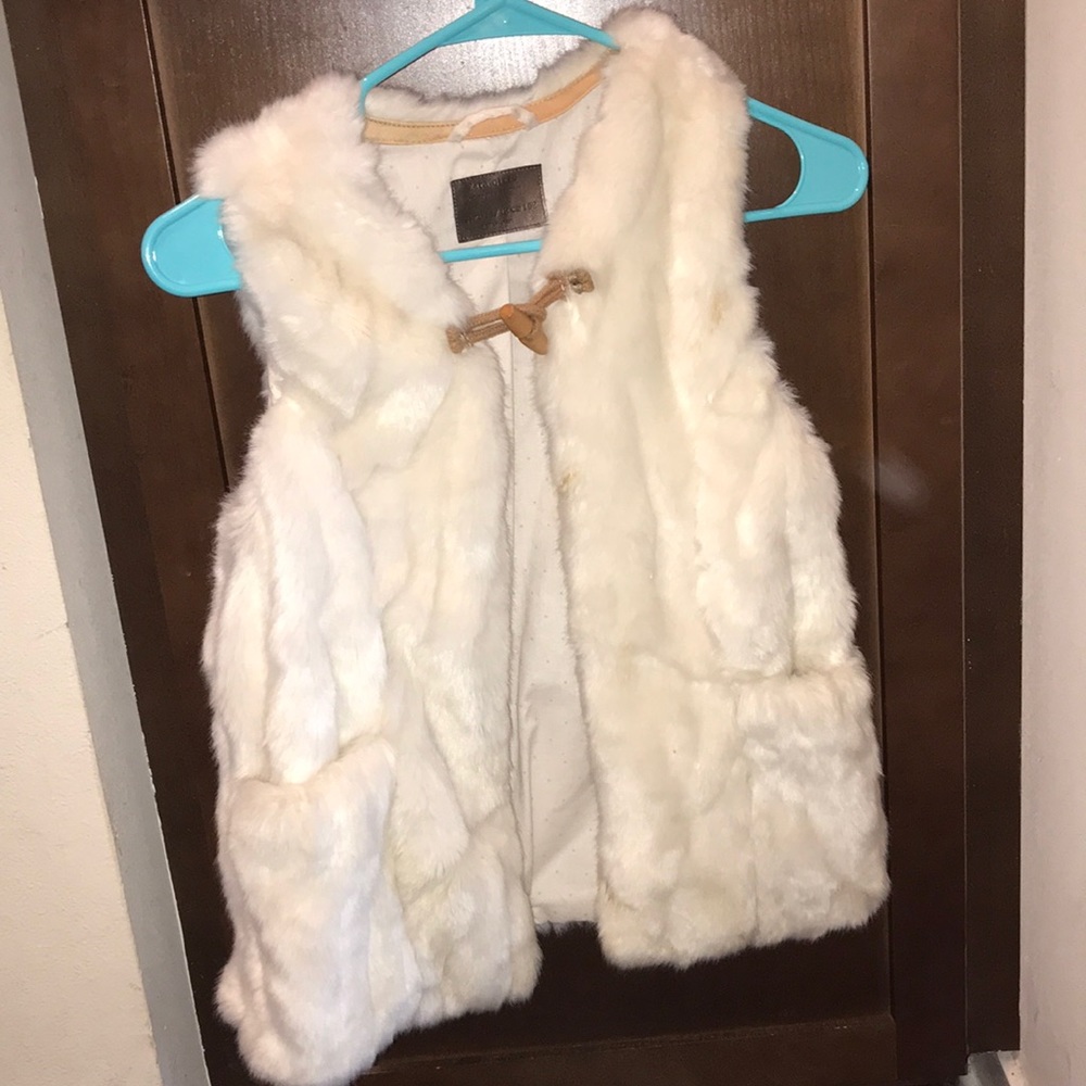 Zara kids fur vest